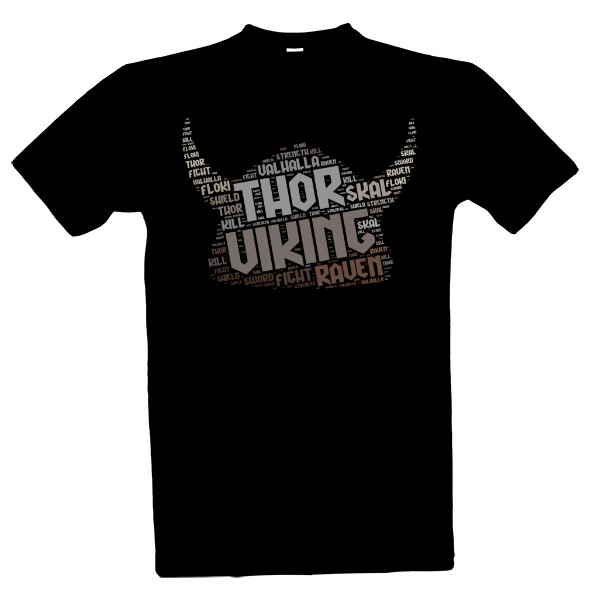 Tričko s potiskem Vikingův slovník